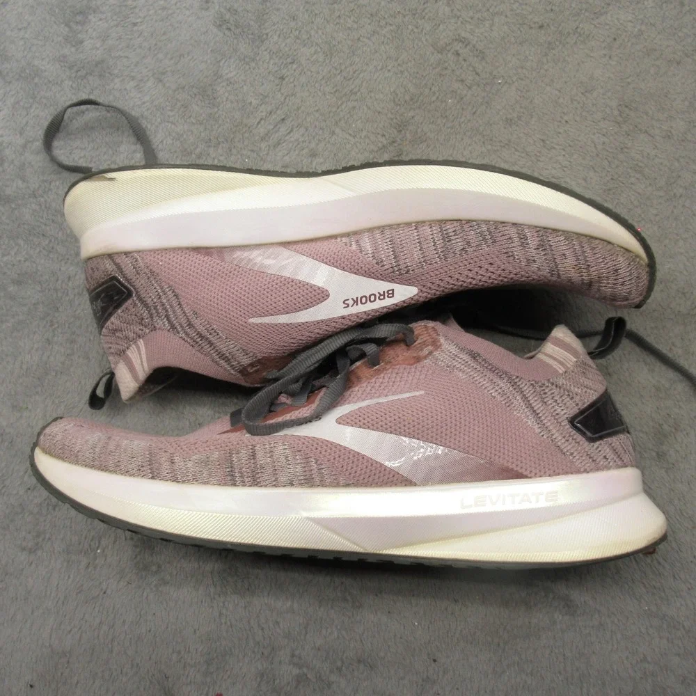 Brooks Womens Shoes‎ 8.5 B Rose Levitate 4 Lightweight Lace-Up Running Athletic